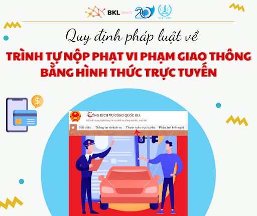 Quy định định pháp luật về trình tự nộp phạt vi phạm giao thông bằng hình thức trực tuyến