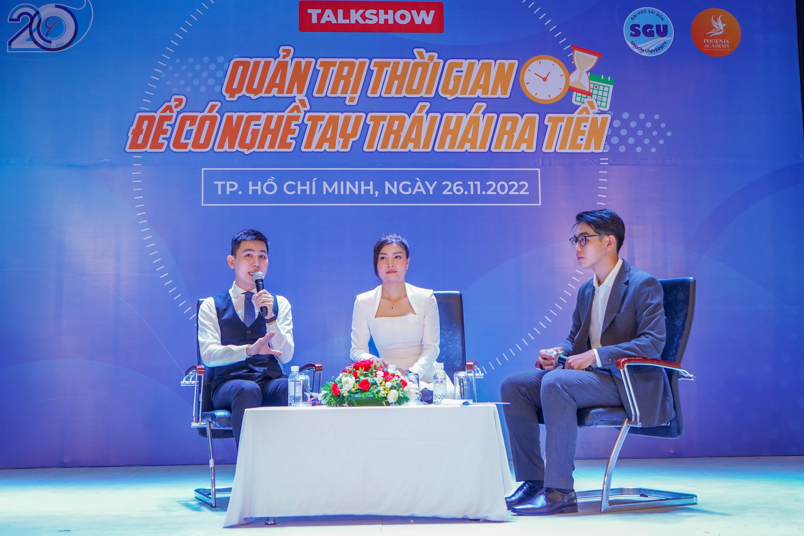 TALKSHOW “QUẢN TRỊ THỜI GIAN HIỆU QUẢ ĐỂ CÓ NGHỀ TAY TRÁI HÁI RA TIỀN”