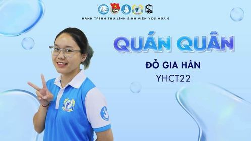 Nữ sinh đăng quang Thủ lĩnh Sinh viên Đại học Y Dược TP.HCM