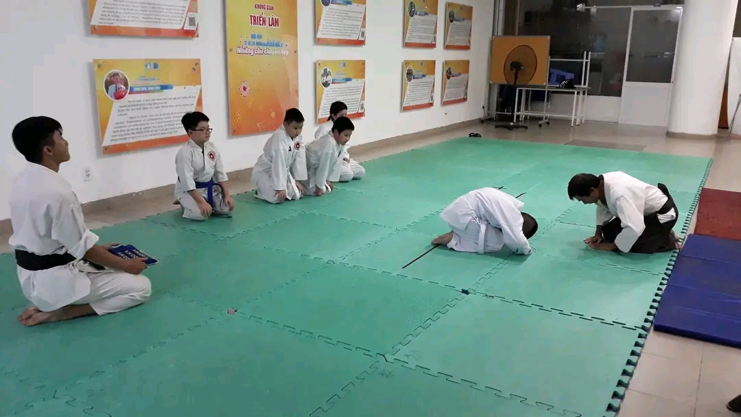 Lớp võ Aikido – Không chỉ rèn luyện sức khỏe mà còn hấp thu tinh thần thượng võ