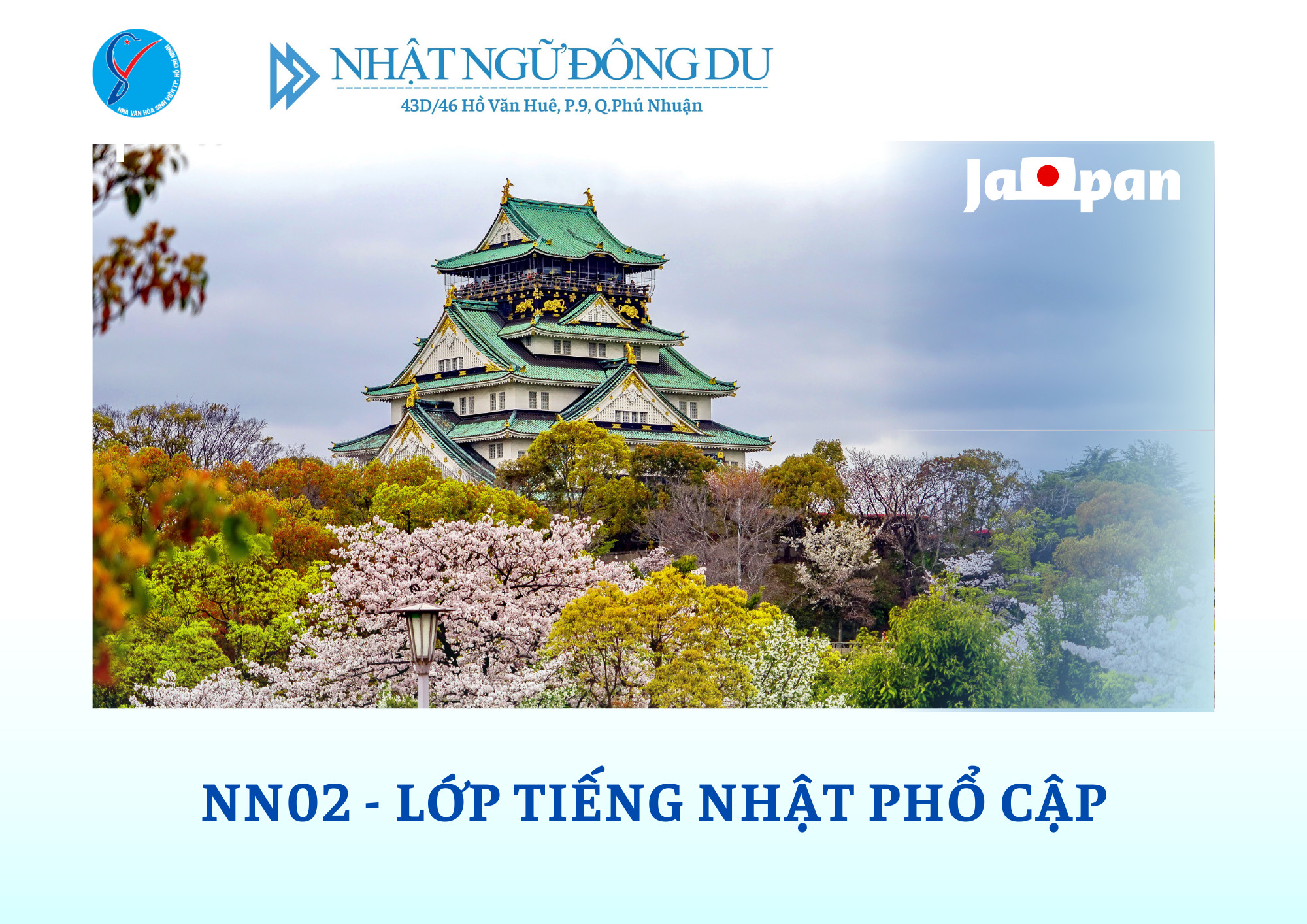 NN02 – LỚP TIẾNG NHẬT PHỔ CẬP